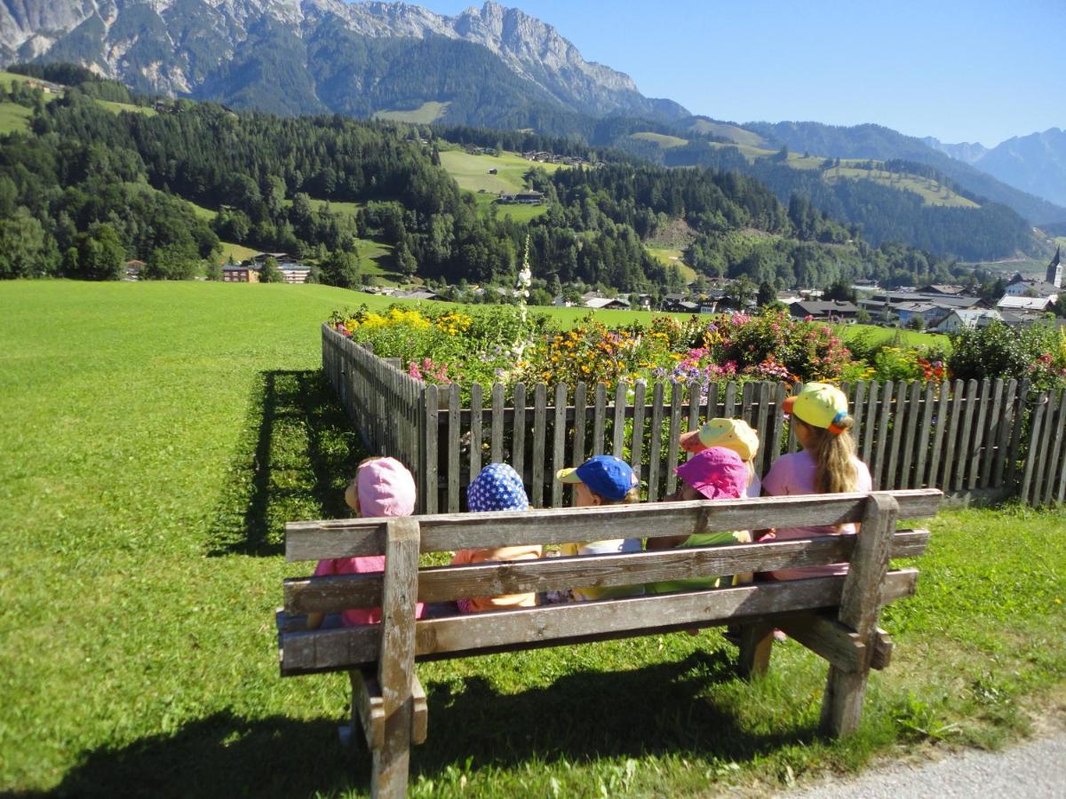 Ferienwohnung Schwarzbach Leogang Exterior photo